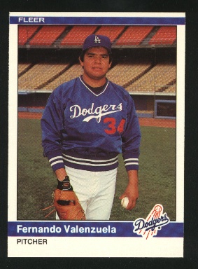  1987 Fleer Award Winners #40 Fernando Valenzuela NM-MT