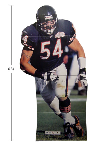 Brian Urlacher Memorabilia, Brian Urlacher Collectibles, Verified Signed  Brian Urlacher Photos