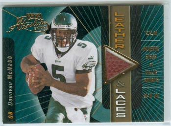 2000 Absolute Leather and Laces #DM5 Donovan McNabb/350