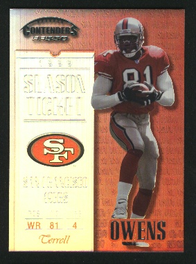 1999 Playoff Contenders SSD #48 Terrell Owens