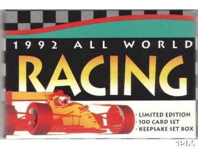 1992 All-World Indy Racing 100-Card Complete Set 