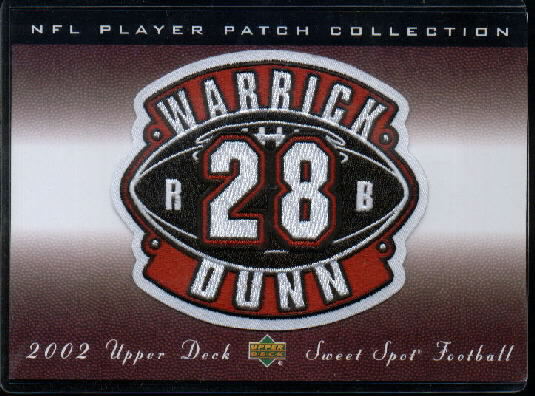 2002 Sweet Spot Patches #SWPWD Warrick Dunn
