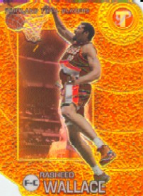2002-03 Topps Pristine Refractors Gold #40 Rasheed Wallace