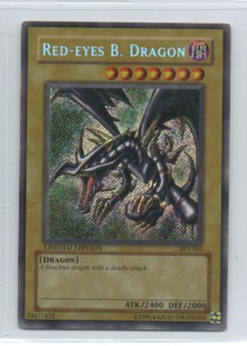 2002 Yu-Gi-Oh Collector Tins #BPT005 Red Eyes B Dragon SCR