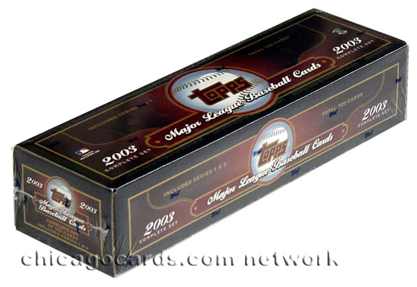 2003 Topps Baseball Seres 1 & 2 Complete Set (720 Cards), Hobby Version, Factory Sealed, *** In Stock ***