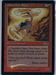 1999 Wizards of the Coast Ghitu Fire-Eater Foil Urza's Legacy Mint