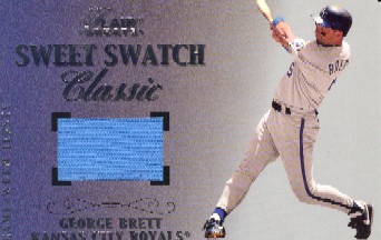 2003 Flair Greats Sweet Swatch Classic Jersey #2 George Brett Jsy/384