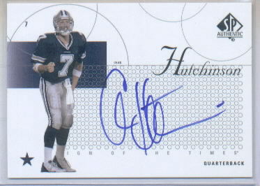 2002 SP Authentic Sign of the Times #STCH Chad Hutchinson