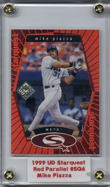 1999 UD Choice Mike Piazza Starquest Red Parallel Mint