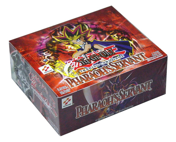 English Yugioh Pharaoh's Servant 24 Booster Packs = Box Quantity Unsearched 