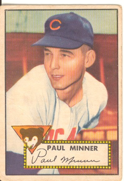 1952 Topps #127 Paul Minner RC