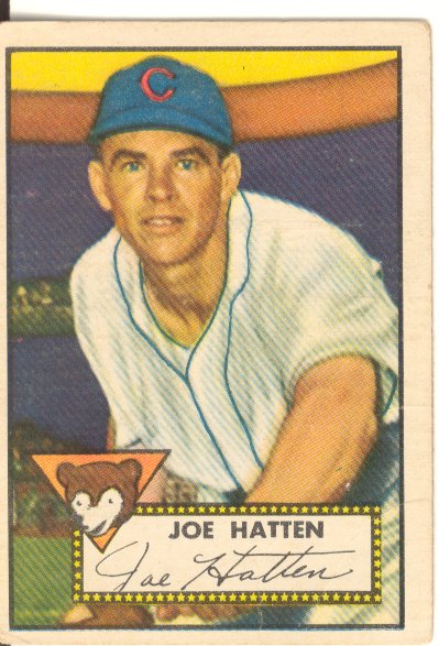 1952 Topps #194 Joe Hatten