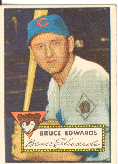 1952 Topps #224 Bruce Edwards