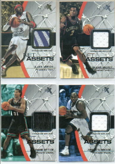 2003-04 E-X Net Assets Game-Used #7 Jerry Stackhouse