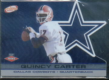 2001 Pacific Prism Atomic #166 Quincy Carter RC
