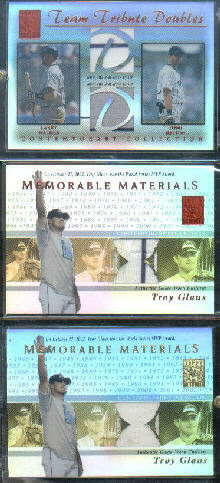 2003 Topps Tribute Contemporary Memorable Materials Relics Red #TG Troy Glaus Uni