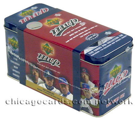 2003 Upper Deck MLB MVP Baseball Complete Tin Set, 330 Cards Including Matsui Rookie Card & 110 Exclusive Update Cards, Factory Sealed, *** In Stock ***