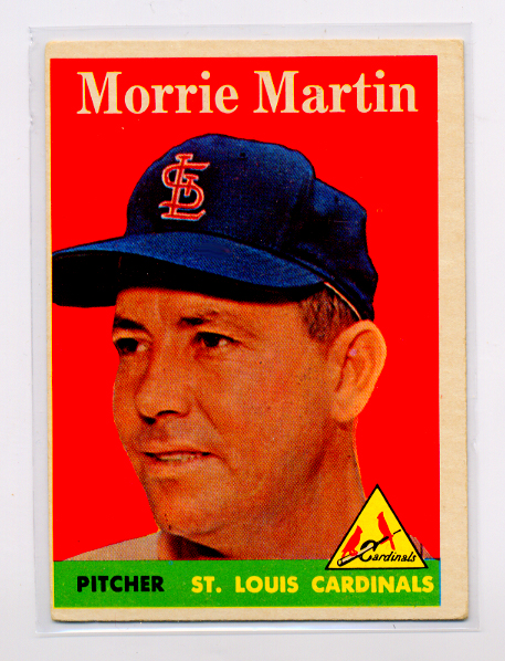 1958 Topps #53A Morrie Martin