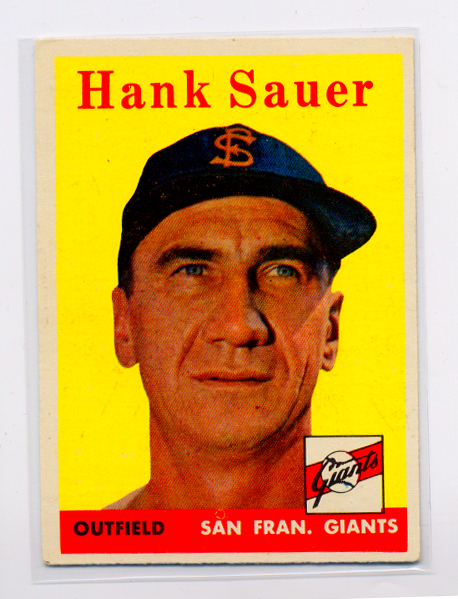1958 Topps #378 Hank Sauer