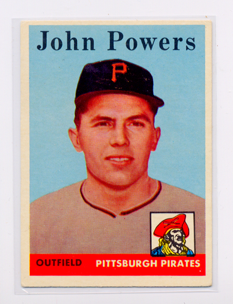 1958 Topps #432 John Powers RC