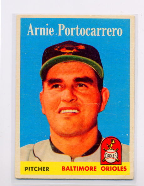 1958 Topps #465 Arnie Portocarrero