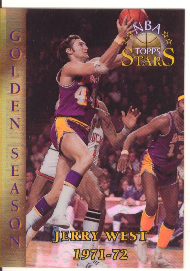 1996 Topps Stars Finest Refractors #98 Jerry West GS