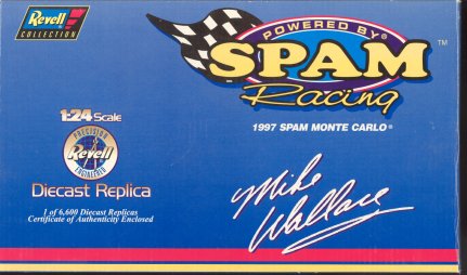 1997 Revell Collection 1:24 #91 M.Wallace/Spam Bank