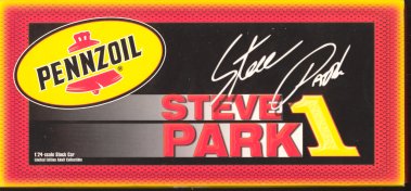 1999 Action Racing Collectables 1:24 #1 S.Park/Pennzoil Bank