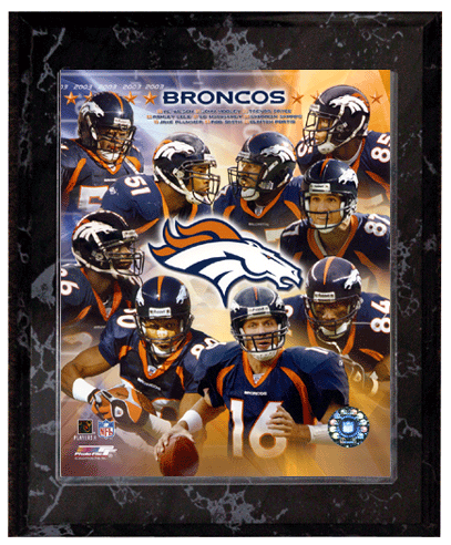 2003-2004 Denver Broncos Team Photo Composite 10.5