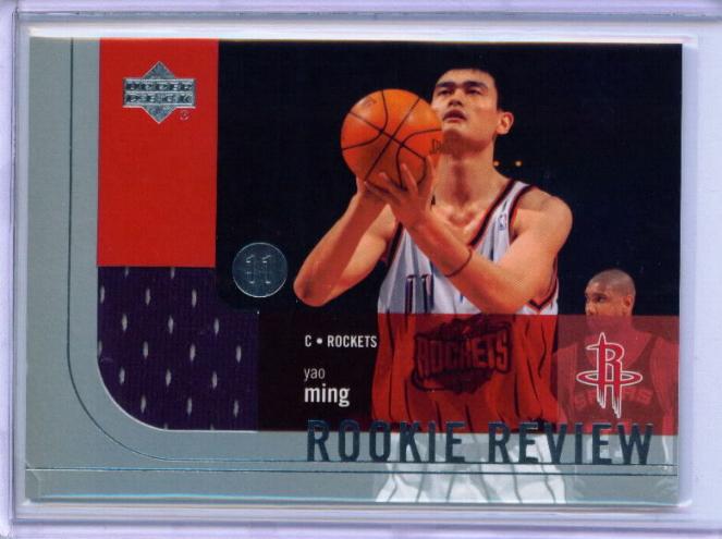 2003-04 Upper Deck Rookie Review Jerseys #RRYM Yao Ming