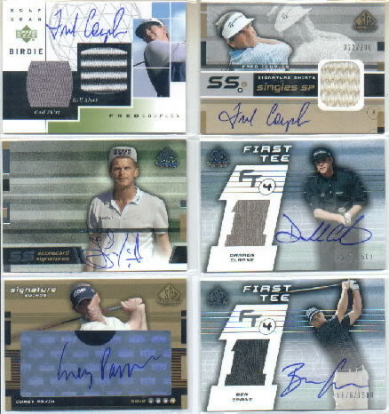 2003 SP Game Used Signature Shirts Singles SP #FC Fred Couples