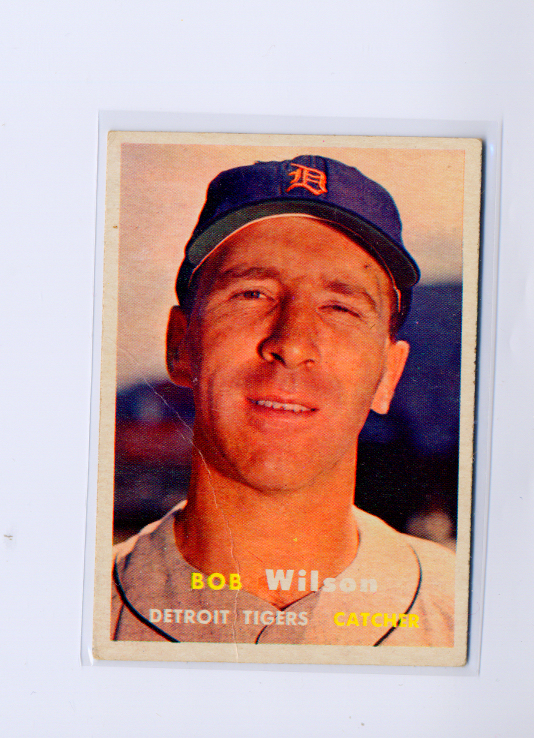 1957 Topps #19 Bob Wilson