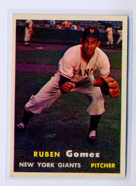 1957 Topps #58 Ruben Gomez