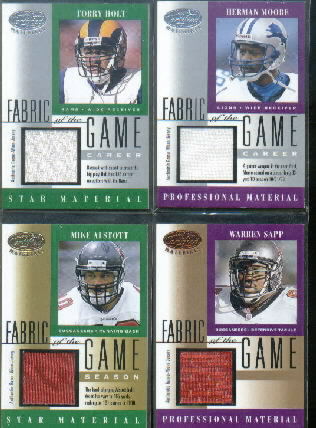 2001 Leaf Certified Materials Fabric of the Game #109CR Torry Holt/134