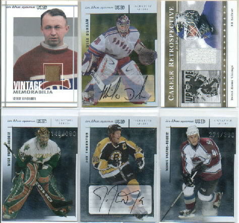 2003-04 ITG Used Signature Series Autographs Gold #MDU Mike Dunham