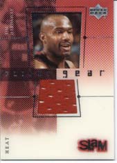 2000-01 Upper Deck Slam Flight Gear Tim Hardaway Acetate Game-Worn Jersey Card