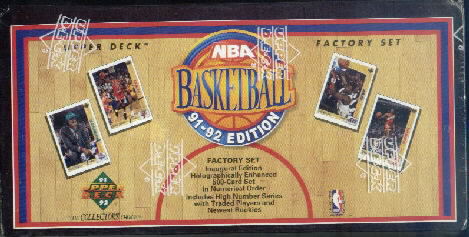 1991-92 Upper Deck Basketball Hobby Factory Set of 500 Cards