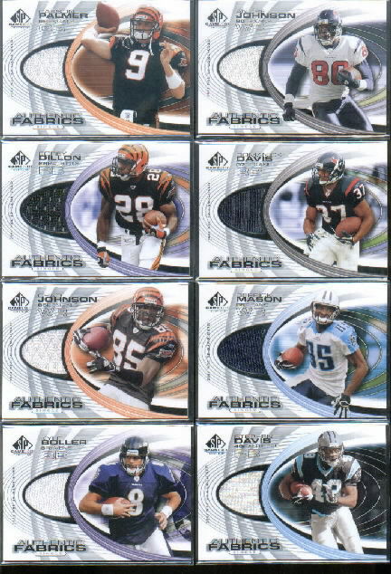 2004 SP Game Used Edition Authentic Fabric #AFDK Derrick Mason