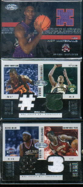 2003-04 Hoops Hot Prospects Sweet Selections Game Used #2 Jason Richardson/Ray Allen