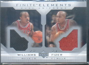 2003-04 Upper Deck Finite Elements Jerseys #FS5 Jay Williams/Marcus Fizer