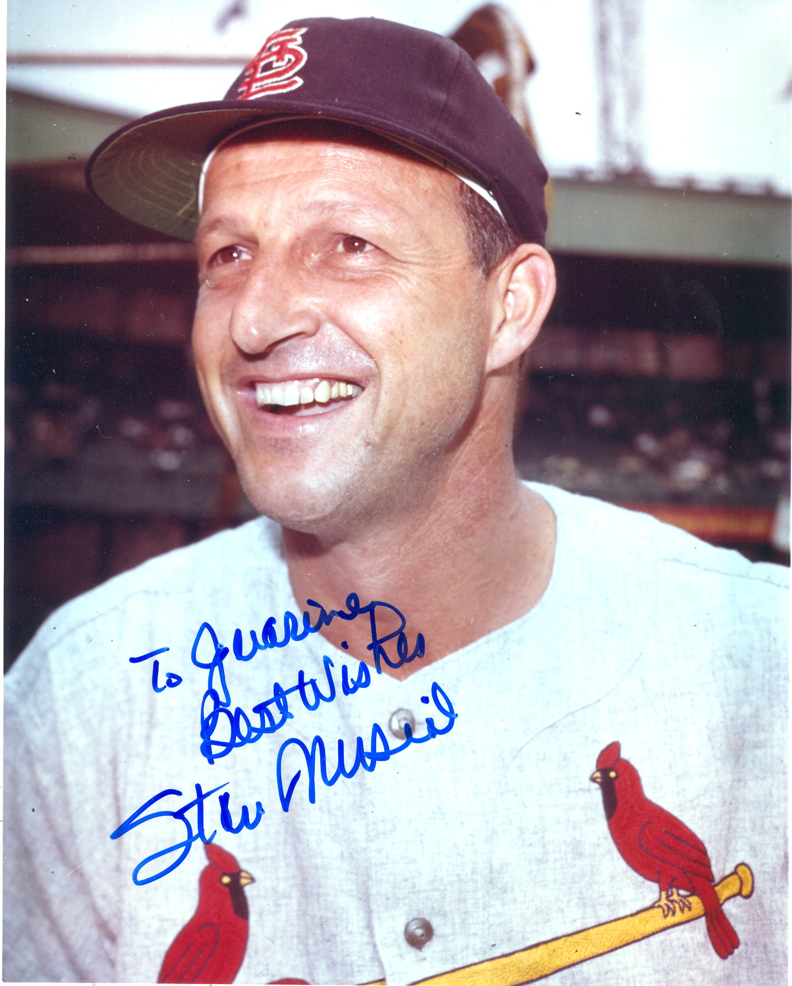 Stan Musial  8 1/2 x 10 signed photo   $40.00