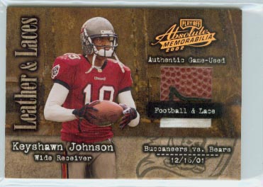 KEYSHAWN JOHNSON 2005 Playoff Absolute Memorabilia Leather #17