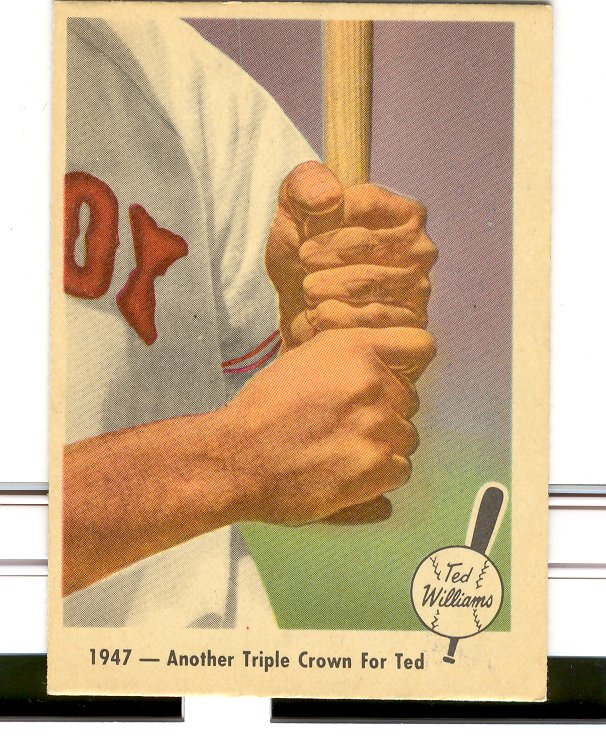 1959 Fleer Ted Williams #33 Another Triple Crown