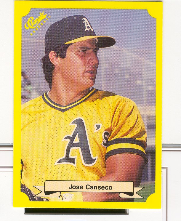 1987 Classic Update Yellow #125 Jose Canseco
