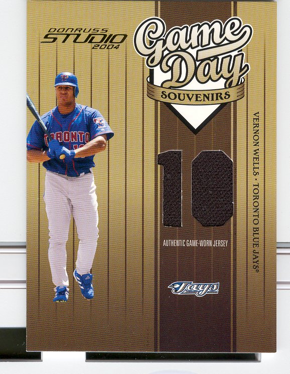 2004 Studio Game Day Souvenirs Number #90 Vernon Wells Jsy/250