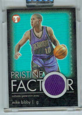 2003-04 Topps Pristine Factor Relics Refractors #MB Mike Bibby