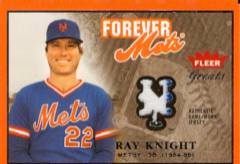 2004 Greats of the Game Forever Game Jersey #RK Ray Knight SP EXCH