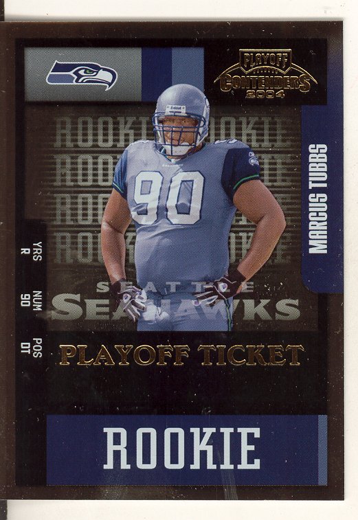2004 Playoff Contenders Playoff Ticket #181 Marcus Tubbs