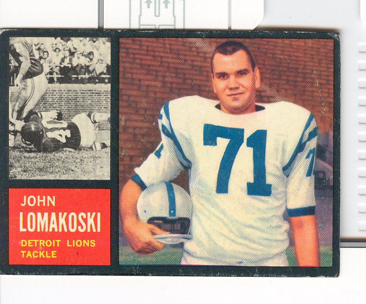 1962 Topps #61 John Lomakoski SP RC
