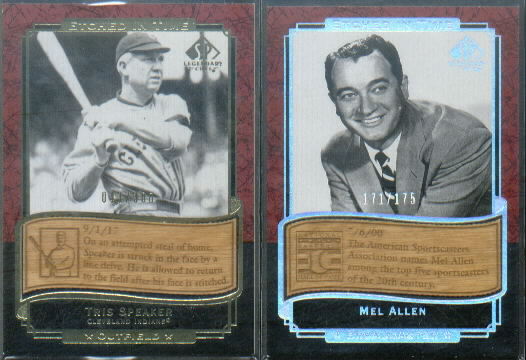 2003 SP Legendary Cuts Etched in Time 175 #ME Mel Allen